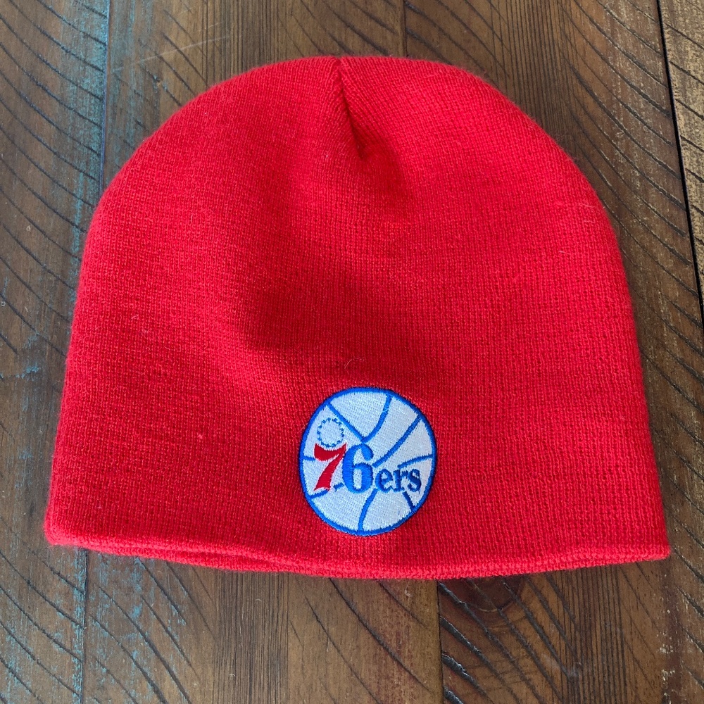 Philadelphia Sixers 76er’s Sixers Beanie Winter Knit Hat Logo
